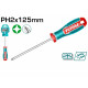Crosshead Screwdriver PH2x125mm TOTAL TSDPH2125