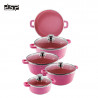 НАБОР ПОСУДЫ DSP CA001-S01 PINK