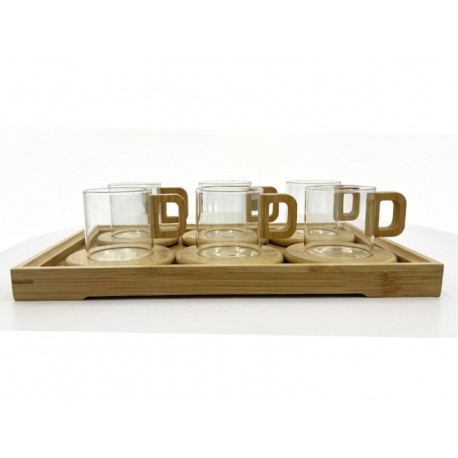 GLASS CUPS SET 301TZ251A (379-15-6)